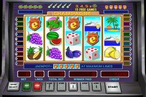 Играть в интернете в слот Champagne от провайдера Mega Jack